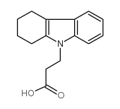 3-(1,2,3,4-tetrahydrocarbazol-9-yl)propanoic acid Structure