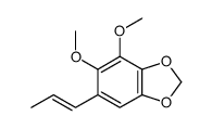 4,5-Dimethoxy-6-(1-propenyl)-1,3-benzodioxole结构式