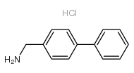 C-BIPHENYL-4-YL-METHYLAMINE HYDROCHLORIDE Structure