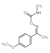 Ethanone,1-(4-methoxyphenyl)-, O-[(methylamino)carbonyl]oxime (9CI)结构式
