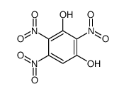 2,4,5-trinitrobenzene-1,3-diol结构式