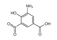 Benzoic acid, 3-amino-4-hydroxy-5-nitro- (9CI) picture