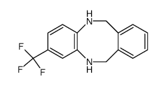 5,6,11,12-Tetrahydro-2-(trifluoromethyl)dibenzo[b,f][1,4]diazocine Structure