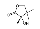 (3S)-3-hydroxy-3,4,4-trimethyloxolan-2-one结构式