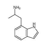 2-indol-7-yl-1-methyl-ethylamine Structure