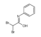 2,2-dibromo-N-phenylacetamide结构式