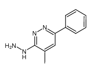 3-hydrazino-4-methyl-6-phenyl-pyridazine结构式