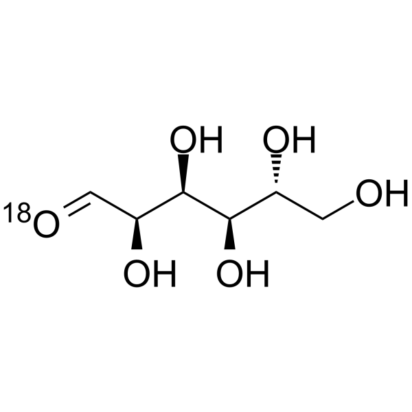 D-Glucose-18O structure