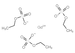 ethyl hydrogen sulphate, gadolinium(3+) salt structure