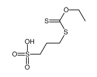 3-ethoxycarbothioylsulfanylpropane-1-sulfonic acid Structure