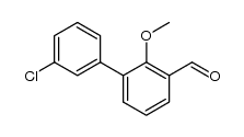 2-methoxy-3-(3'-chlorophenyl)benzaldehyde结构式