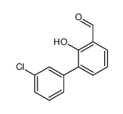 3-(3-chlorophenyl)-2-hydroxybenzaldehyde结构式