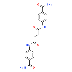 N,N'-bis[4-(aminocarbonyl)phenyl]succinamide picture