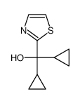 dicyclopropyl(1,3-thiazole-2-yl)methanol Structure