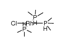 [Rh(trimethylphosphine)3]Cl Structure