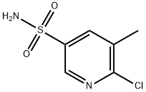 6-Chloro-5-methylpyridine-3-sulfonamide Structure