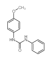 Urea, N- (4-methoxyphenyl)-N-phenyl-结构式