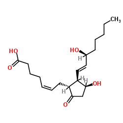 11β-Prostaglandin E2 structure