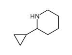 Piperidine, 2-cyclopropyl- (9CI) structure