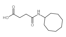 4-(Cyclooctylamino)-4-oxobutanoic acid structure