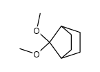 7,7-dimethoxybicyclo[2.2.1]heptane结构式