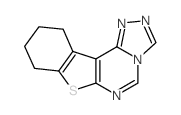 8,9,10,11-Tetrahydro[1]benzothieno[3,2-E][1,2,4]triazolo[4,3-c]pyrimidine Structure