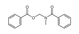 (N-methylbenzamido)methyl benzoate Structure