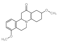 2,8-dimethoxy-1,2,3,4,6,7,11b,12-octahydroisoquinolino[2,1-a]quinolin-13-one结构式