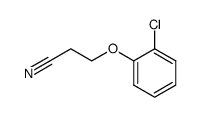 3-(2-chloro-phenoxy)-propionitrile结构式