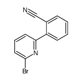 2-(6-bromopyridin-2-yl)benzonitrile结构式