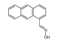 anthracene-1-carbaldehyde oxime Structure