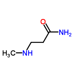 3-(甲基氨基)丙酰胺结构式