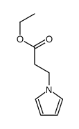 ethyl 3-pyrrol-1-ylpropanoate结构式