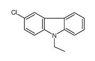 3-chloro-9-ethylcarbazole结构式