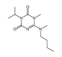 6-(butyl-methyl-amino)-3-isopropyl-1-methyl-1H-[1,3,5]triazine-2,4-dione Structure