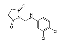 1-{[(3,4-Dichlorophenyl)amino]methyl}-2,5-pyrrolidinedione结构式