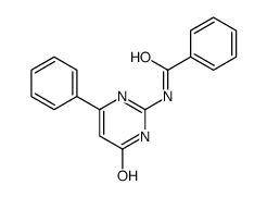N-(4-oxo-6-phenyl-1H-pyrimidin-2-yl)benzamide结构式