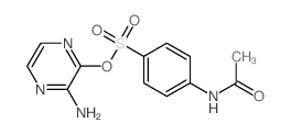 Benzenesulfonic acid,4-(acetylamino)-, 3-amino-2-pyrazinyl ester picture