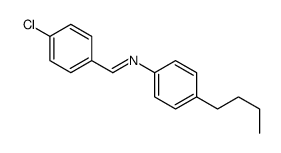 N-(4-butylphenyl)-1-(4-chlorophenyl)methanimine结构式