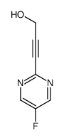 2-Propyn-1-ol,3-(5-fluoro-2-pyrimidinyl)-(9CI) structure
