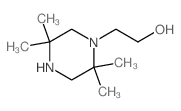 2-(2,2,5,5-tetramethylpiperazin-1-yl)ethanol structure