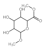 methyl 3,4,5-trihydroxy-6-methoxy-oxane-2-carboxylate picture