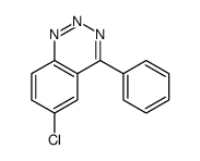 6-chloro-4-phenyl-1,2,3-benzotriazine结构式