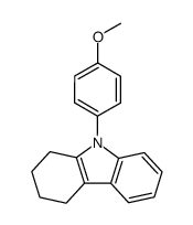 9-(4-methoxyphenyl)-2,3,4,9-tetrahydro-1H-carbazole Structure