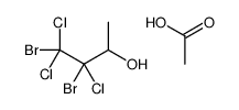 acetic acid,3,4-dibromo-3,4,4-trichlorobutan-2-ol结构式