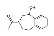 1-(5-hydroxy-1,2,4,5-tetrahydro-3-benzazepin-3-yl)ethanone结构式