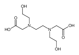 2-[2-[carboxymethyl(2-hydroxyethyl)amino]ethyl-(2-hydroxyethyl)amino]acetic acid结构式