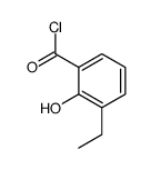 Benzoyl chloride, 3-ethyl-2-hydroxy- (9CI)结构式