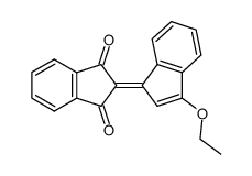 1H-Indene-1,3(2H)-dione, 2-(3-ethoxy-1H-inden-1-ylidene)-结构式