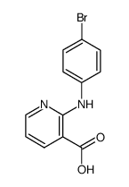 2-(4-Bromo-phenylamino)-nicotinic acid Structure